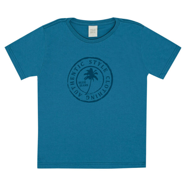 Camiseta Infantil Menino - Azul Cobalto - 50757-1316