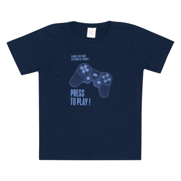 Camiseta Infantil Menino - Marinho - 50759-58