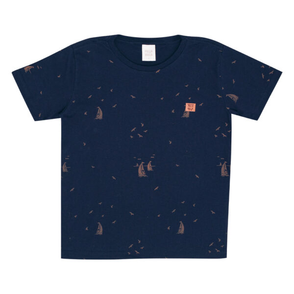 Camiseta Infantil Menino - Marinho - 50760-58
