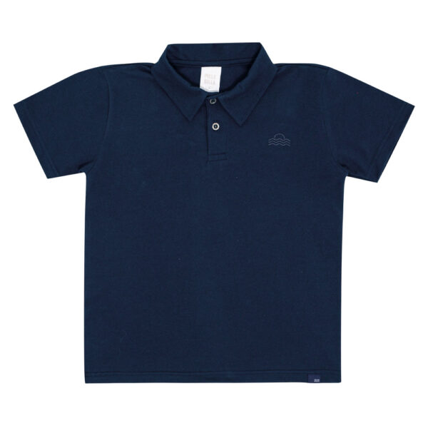Polo Infantil Menino - Marinho - 50762-58