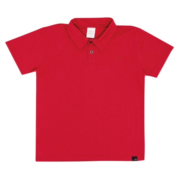 Polo Infantil Menino - Vermelho - 50762-65