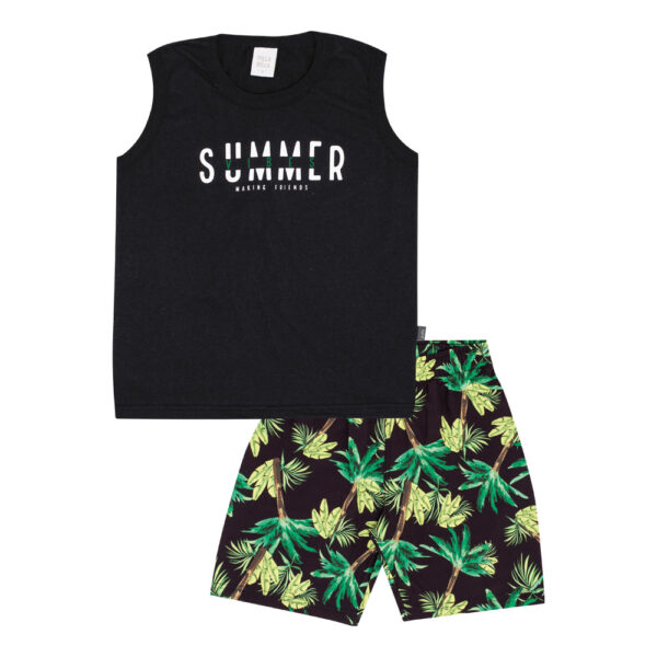 Conjunto Infantil Menino - Preto - 50770-51