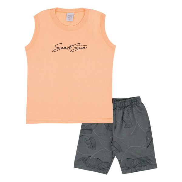 Conjunto Infantil Menino - Pessego - 50774-1292