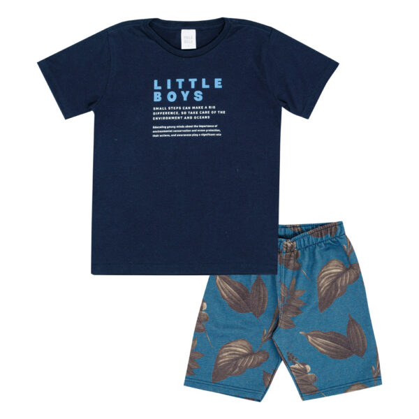 Conjunto Infantil Menino - Marinho - 50776-58