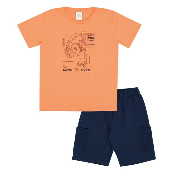 Conjunto Infantil Menino - Laranja - 50777-12