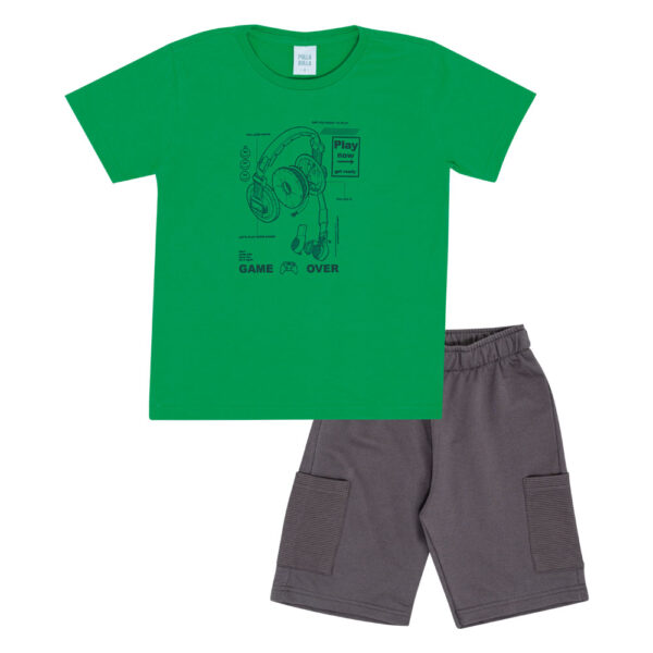 Conjunto Verde Infantil Pulla Bulla Menino - 50777-1320