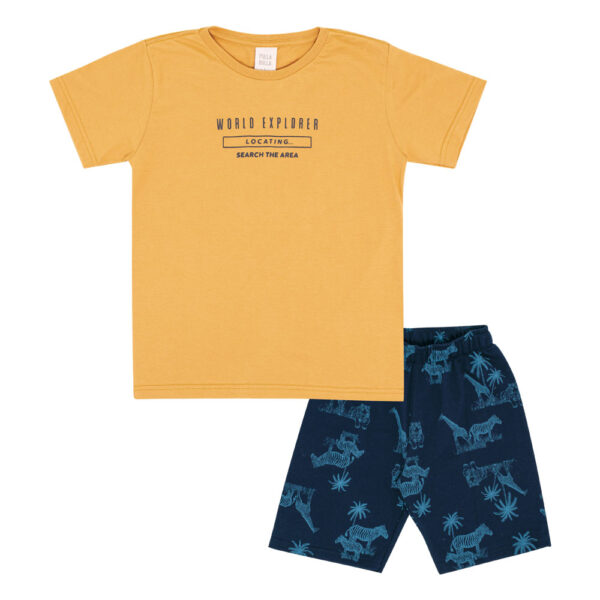Conjunto Infantil Menino - Ocre - 50778-345