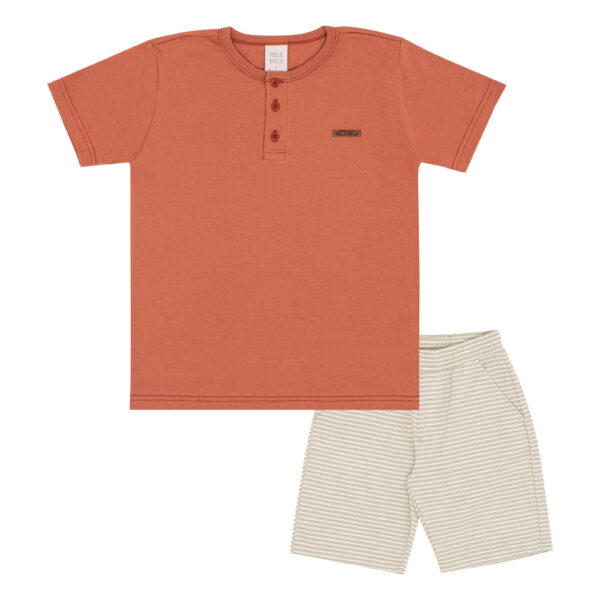 Conjunto Infantil Menino - Ferrugem - 50781-1086