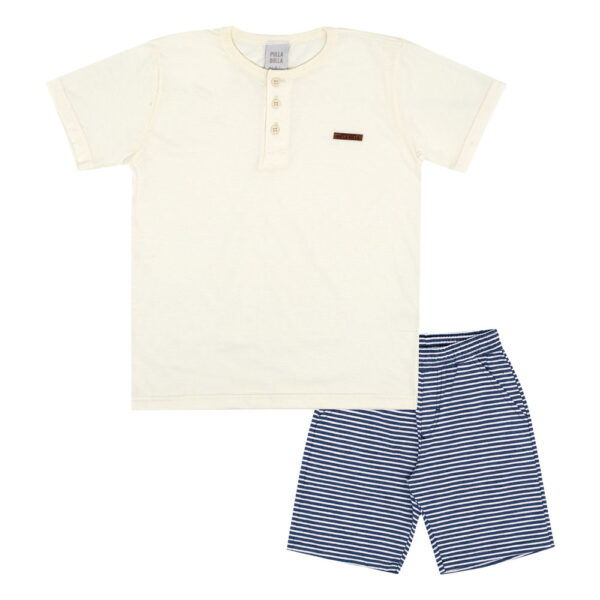 Conjunto Infantil Menino - Off White - 50781-1271