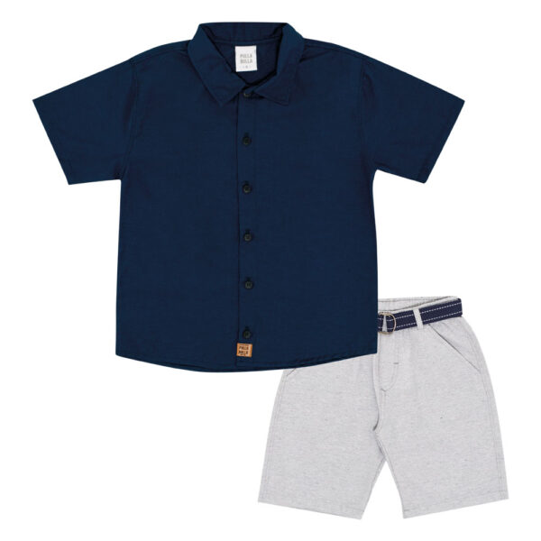 Conjunto Infantil Menino - Marinho - 50784-58