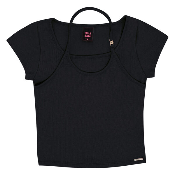 Blusa Juvenil Menina - Preto - 50808-51