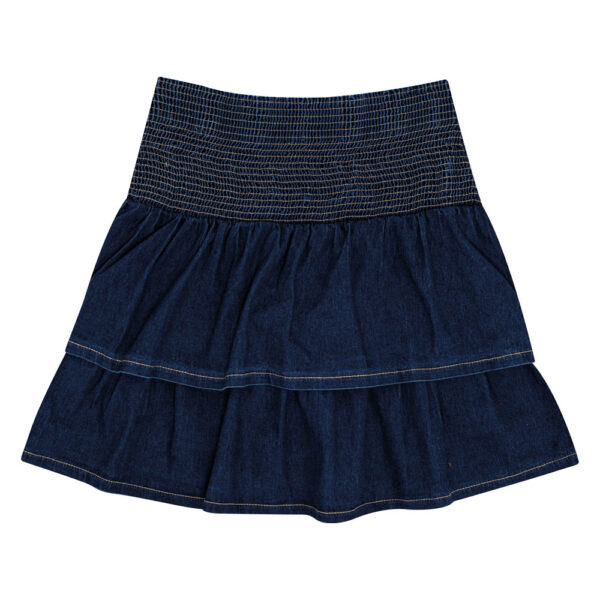 Short Saia Juvenil Menina Jeans - 50818-1113