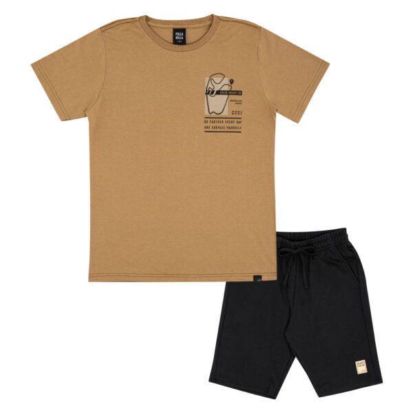 Conjunto Juvenil Menino - Caramelo - 50873-922