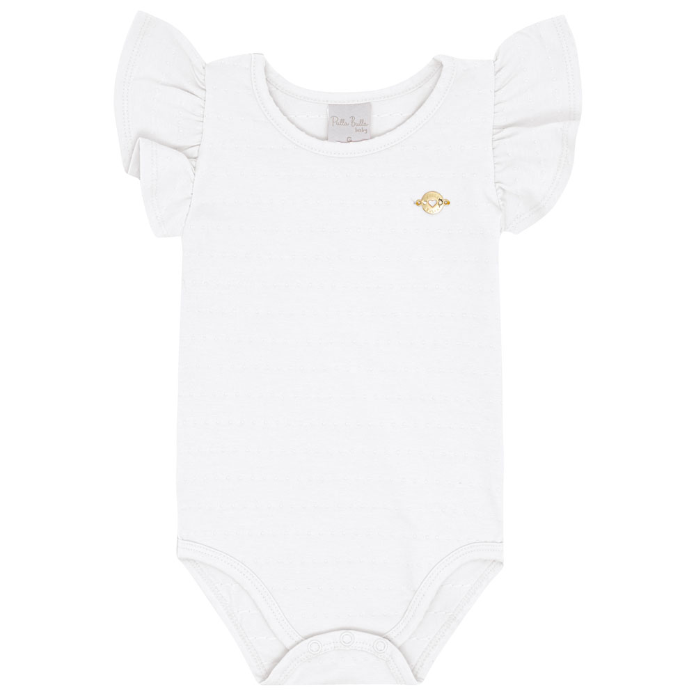 Body Bebê Menina - Branco - 52103-3