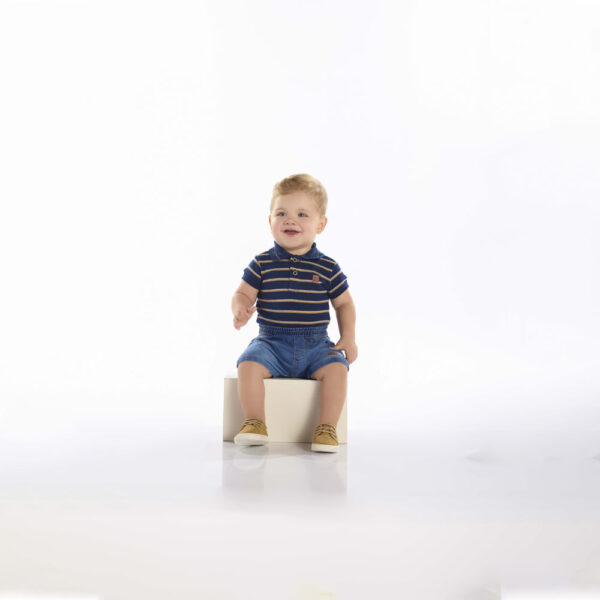 Body Bebê Menino - Marinho - 52153-56