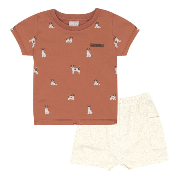 Conjunto Bebê Menino - Laranja - 52168-1086