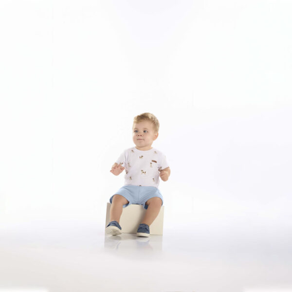 Conjunto Bebê Menino - Branco - 52168-3