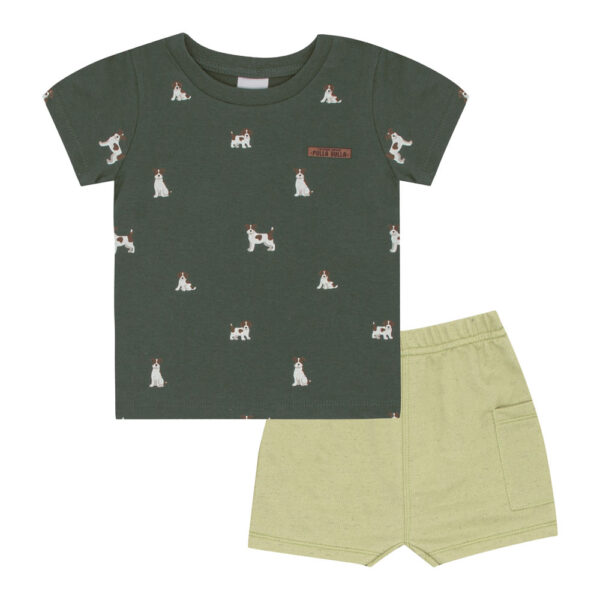 Conjunto Bebê Menino - Verde - 52168-356