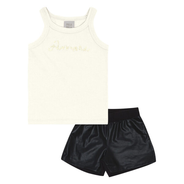 Conjunto Primeiros Passos Menina - Bege - 52215-1271