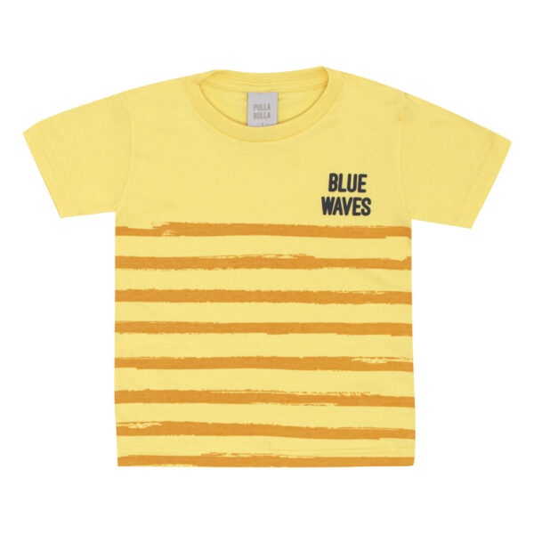 Camiseta Primeiros Passos Menino - Amarelo - 52255-62