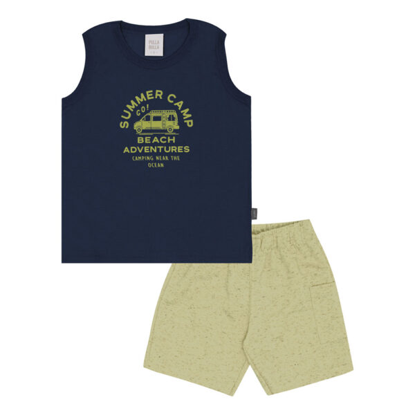 Conjunto Primeiros Passos Menino - Marinho - 52265-58