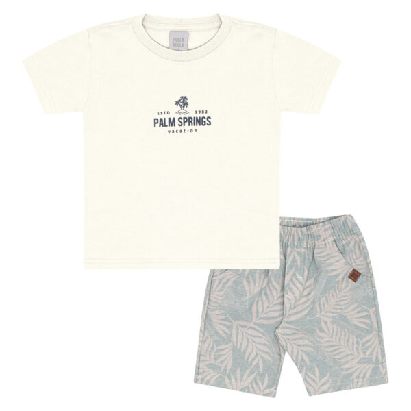 Conjunto Primeiros Passos Menino - Bege - 52274-1271