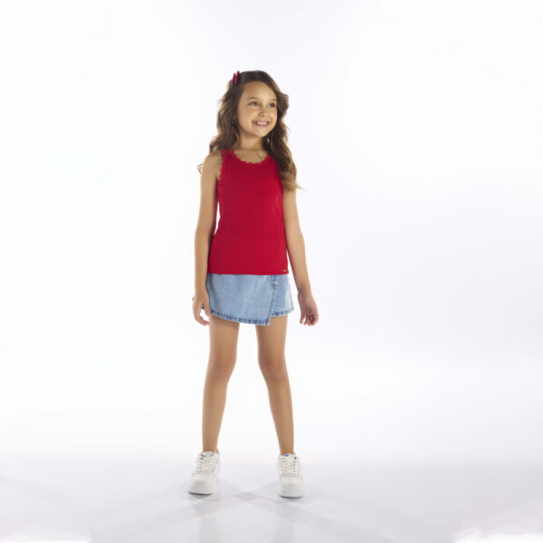 Blusa Infantil Menina - Vermelho - 52302-65