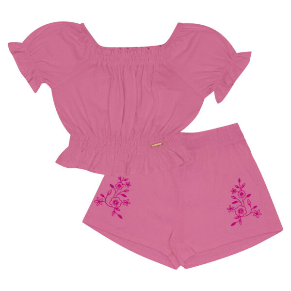 Conjunto Infantil Menina - Rosa - 52322-749
