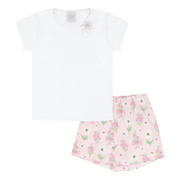 Conjunto Infantil Menina - Branco - 52327-3