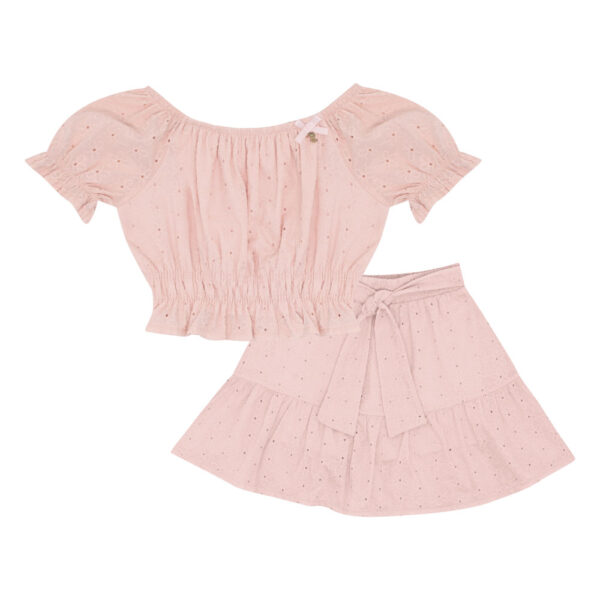 Conjunto Infantil Menina - Rosa - 52328-11