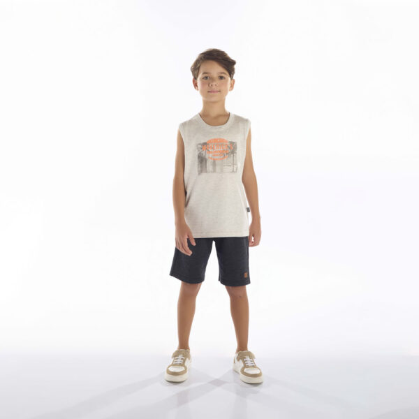 Regata Infantil Menino - Mescla - 52353-60