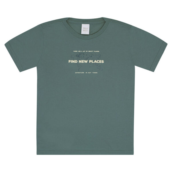 Camiseta Infantil Menino - Verde - 52355-348