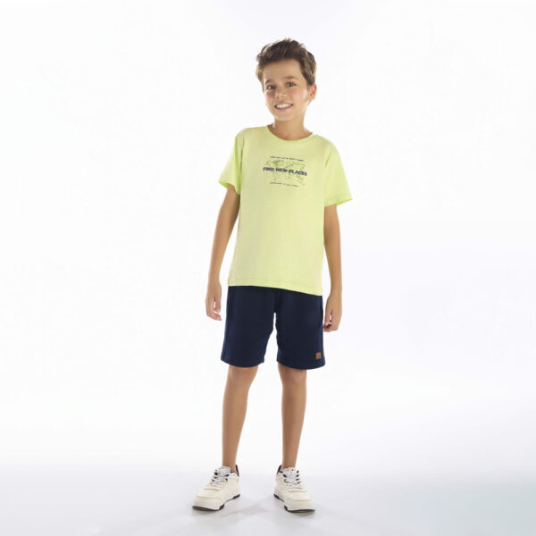 Camiseta Infantil Menino - Verde - 52355-473