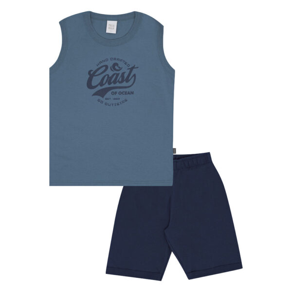 Conjunto Infantil Menino - Azul - 52367-1316