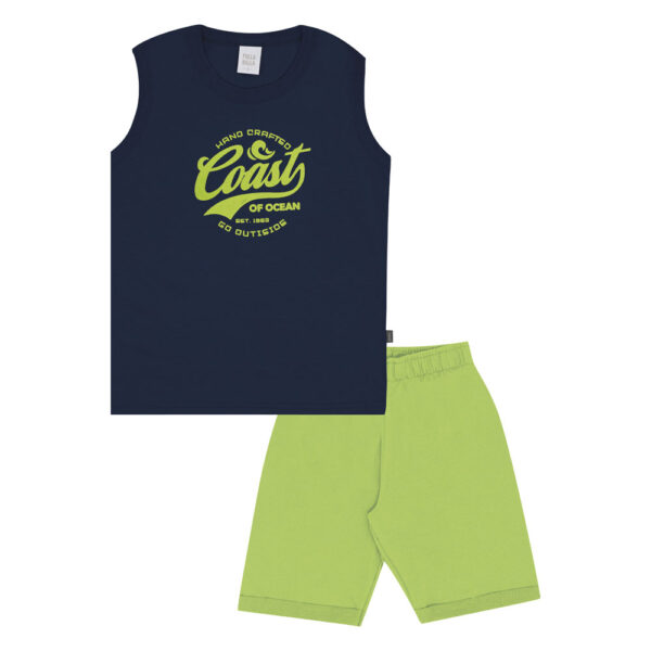 Conjunto Infantil Menino - Marinho - 52367-58