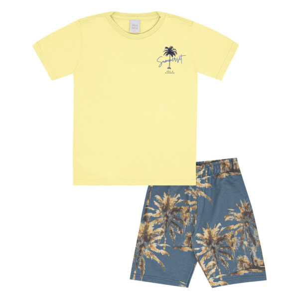 Conjunto Infantil Menino - Amarelo - 52371-4
