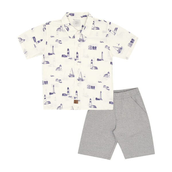 Conjunto Infantil Menino - Marinho - 52377-1153