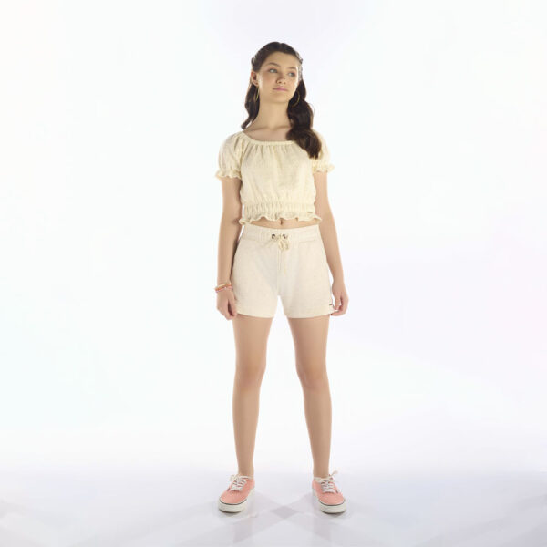 Blusa Juvenil Menina - Bege - 52408-1271