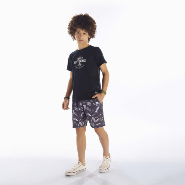 Camiseta Juvenil Menino - Preto - 52458-51