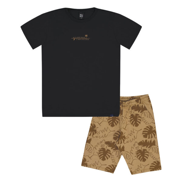 Conjunto Juvenil Menino - Preto - 52467-51