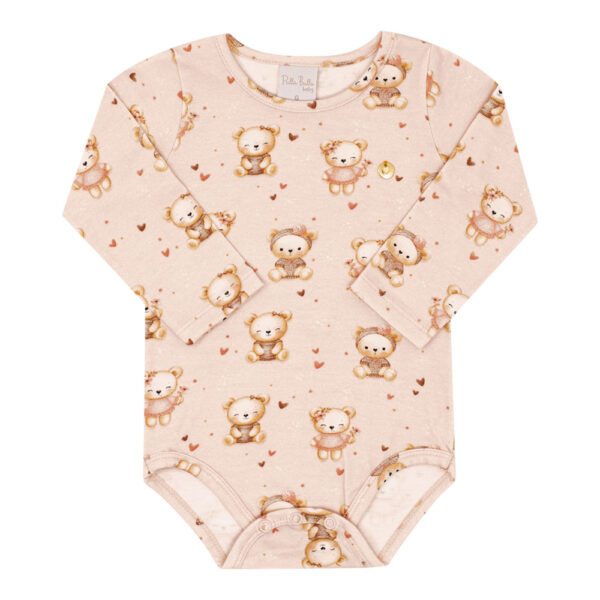 Body Bebe Menina - Rosa - 52607-1326