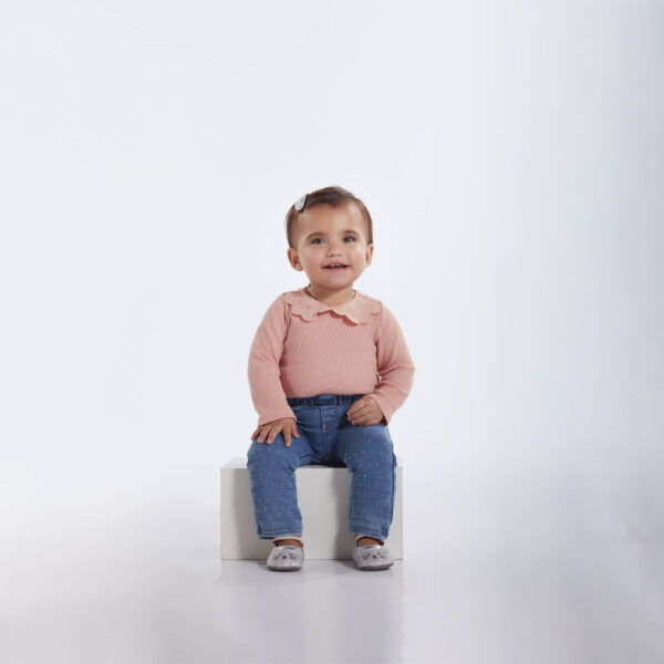 Calça Bebe Menina - Jeans- 52614-1125