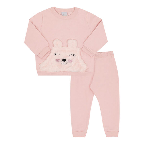 Conjunto Bebe Menina - Rosa - 52628-11