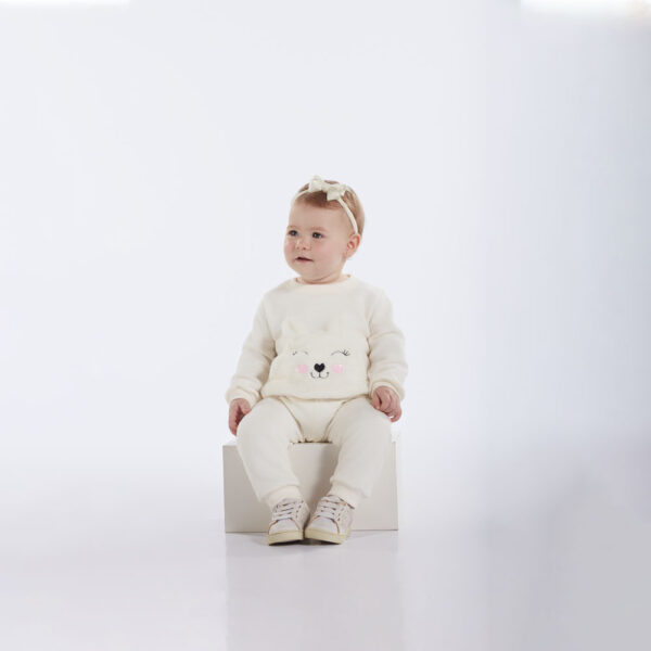 Conjunto Bebe Menina - Bege - 52628-1271