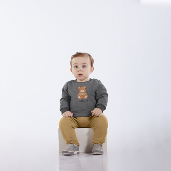 Conjunto Bebe Menino - Cinza - 52675-455