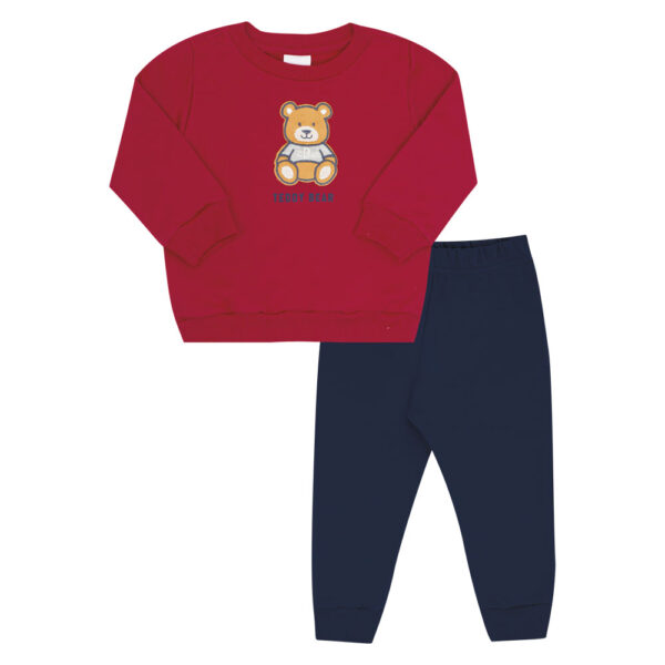 Conjunto Bebe Menino - Vermelho - 52675-65