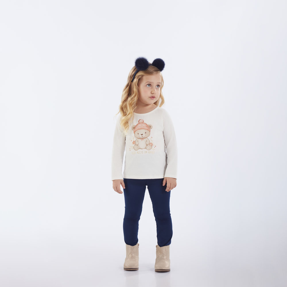 Legging Primeiros Passos Menina - Marinho - 52713-1200