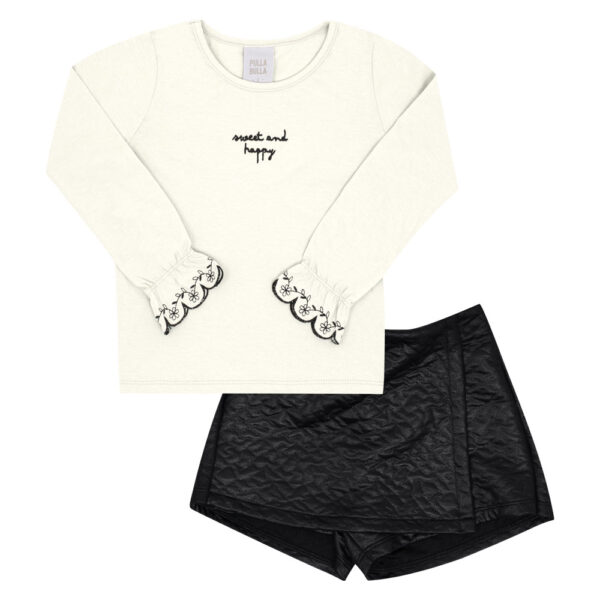 Conjunto Primeiros Passos Menina - Bege - 52722-1271