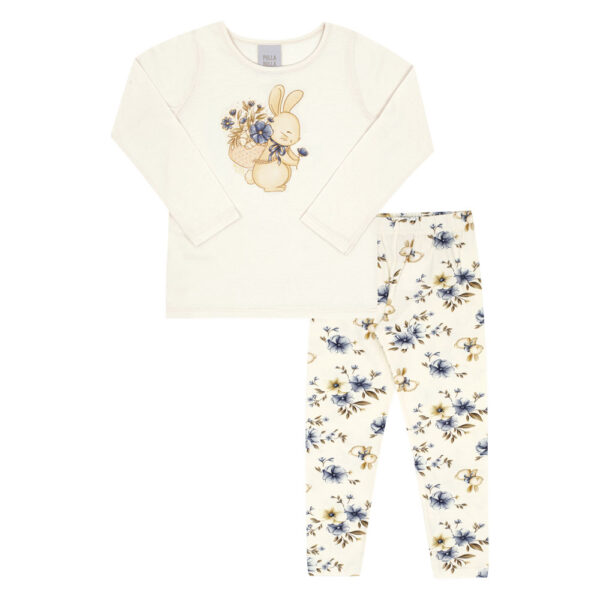 Conjunto Primeiros Passos Menina - Beje - 52724-1335