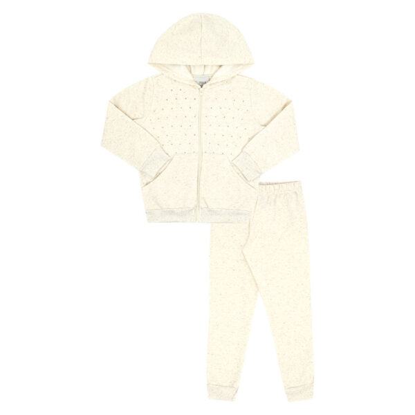 Conjunto Primeiros Passos Menina - Natural - 52737-1331